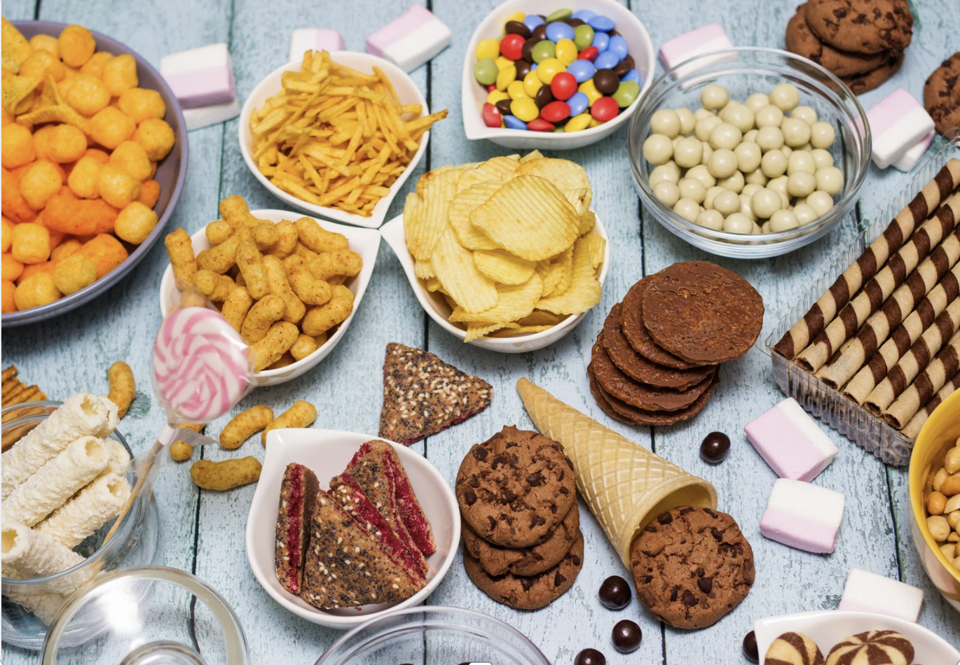 Snack ultra processati durante l’infanzia